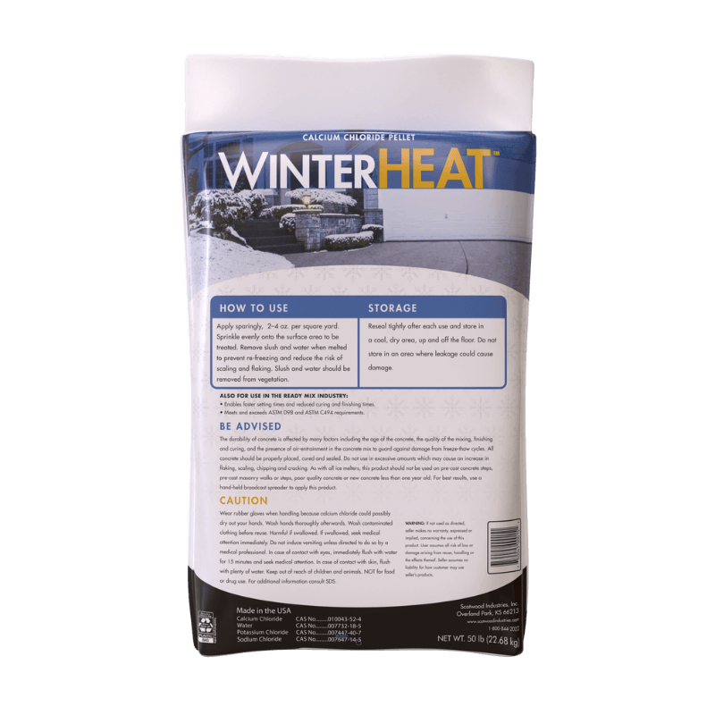 Scotwood Winter Heat™ Calcium Chloride Pellets 50 lb. Bag | Gilford Hardware
