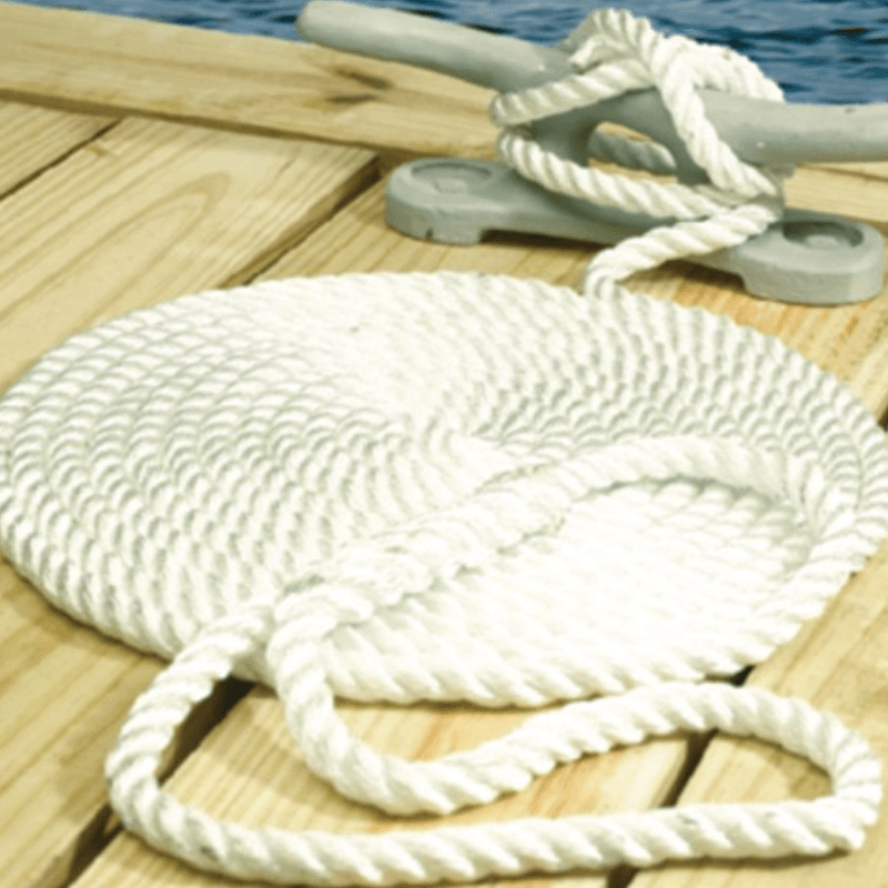 Seachoice White Nylon Line Dock | Ropes & Hardware Cable | Gilford Hardware & Outdoor Power Equipment