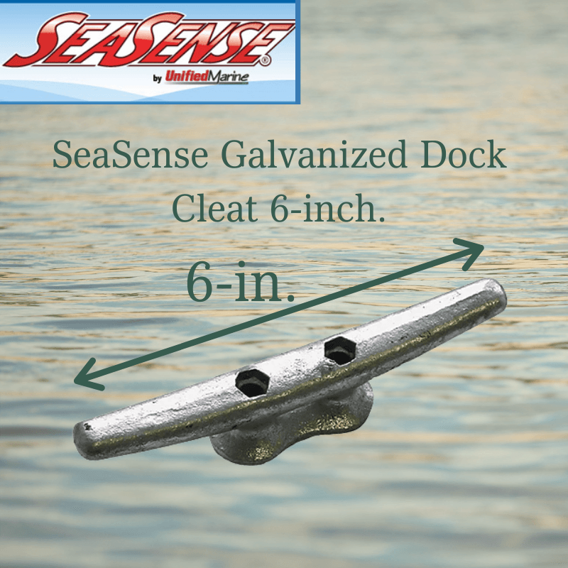 SeaSense Galvanized Dock Cleat 6-inch. | Gilford Hardware 