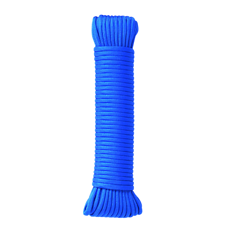 SecureLine Blue Braided Nylon Paracord 5/32" X 100' | Ropes & Hardware Cable | Gilford Hardware