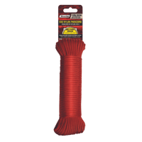 Thumbnail for SecureLine Red Braided Nylon Paracord 5/32 in. D X 50 ft. L | Rope | Gilford Hardware & Outdoor Power Equipment