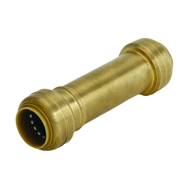 SharkBite Push Brass Slip Coupling 1/2 in. Push x 1/2 in. Dia. | Plumbing Fittings & Supports | Gilford Hardware & Outdoor Power Equipment