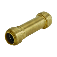 Thumbnail for SharkBite Push Brass Slip Coupling 1/2 in. Push x 1/2 in. Dia. | Plumbing Fittings & Supports | Gilford Hardware & Outdoor Power Equipment