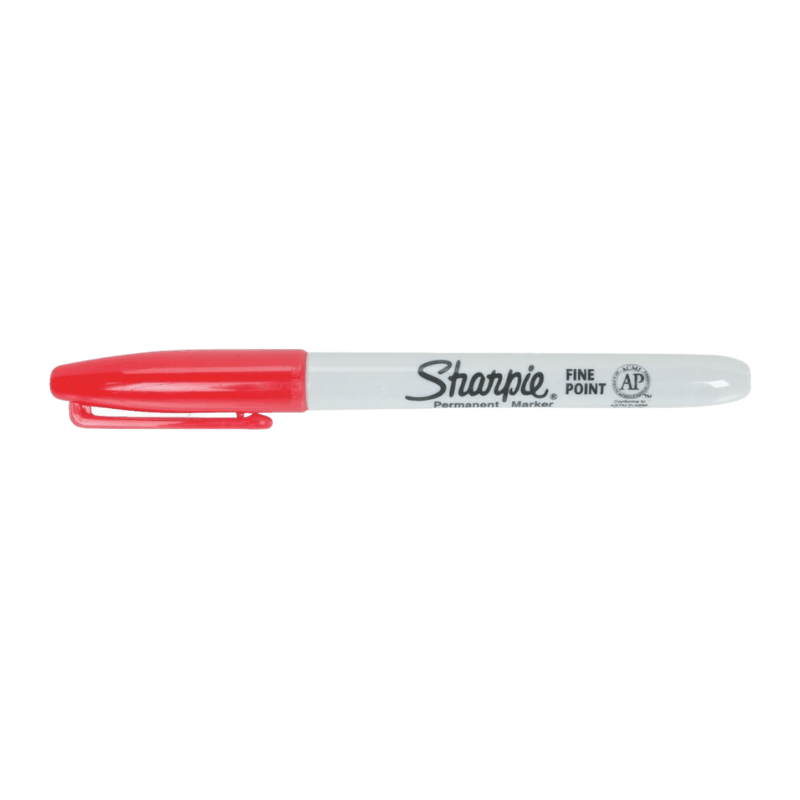 Sharpie Permanent Marker Red Fine Tip | Markers | Gilford Hardware & Outdoor Power Equipment