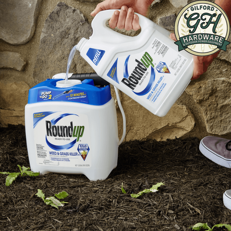 Roundup Weed & Grass Killer III Ready-To-Use Refill Gallon | Herbicides | Gilford Hardware & Outdoor Power Equipment