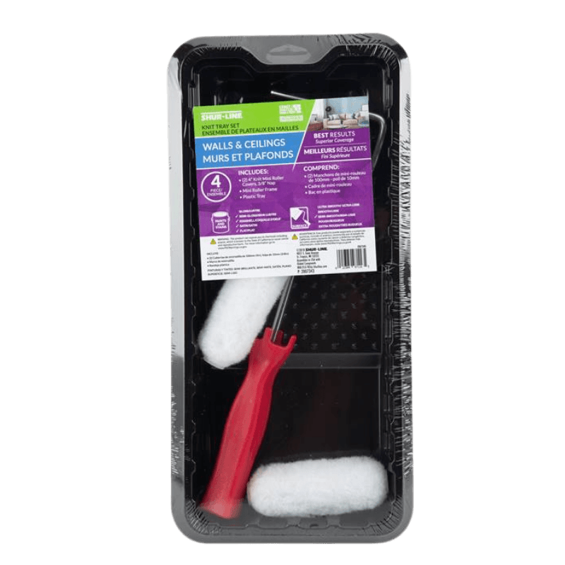 Shur-Line Trim Paint Roller Kit 4" | Paint Roller Accessories | Gilford Hardware