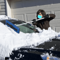 Thumbnail for SnowJoe 2-In-1 Telescoping Snow Broom + Ice Scraper | GH
