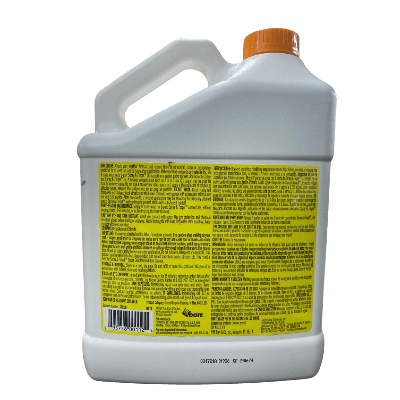 Spray & Forget House and Deck Cleaner Concentrate Gallon |  | Gilford Hardware & Outdoor Power Equipment