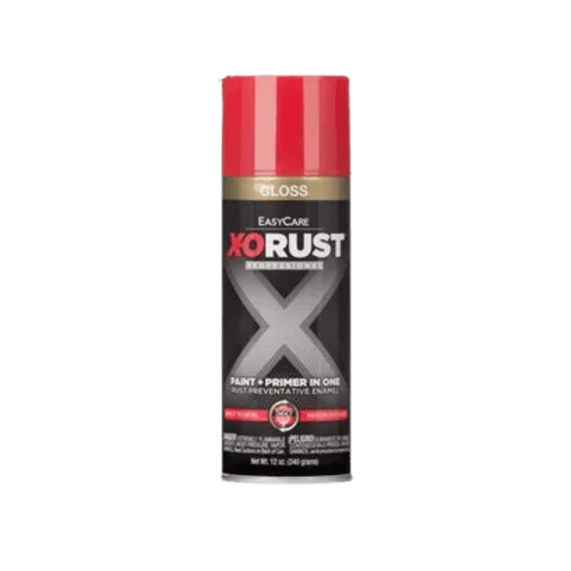 X-O RUST Anti-Rust Enamel Hot Red Gloss Spray Paint & Primer 12 oz. | Gilford Hardware