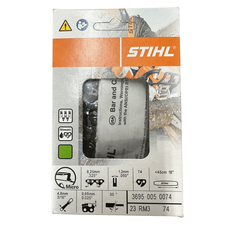 STIHL Rapid Micro Replacement Chain 23 RM3 74 - .325" .050" 74 18" | Chainsaw Chains | Gilford Hardware & Outdoor Power Equipment