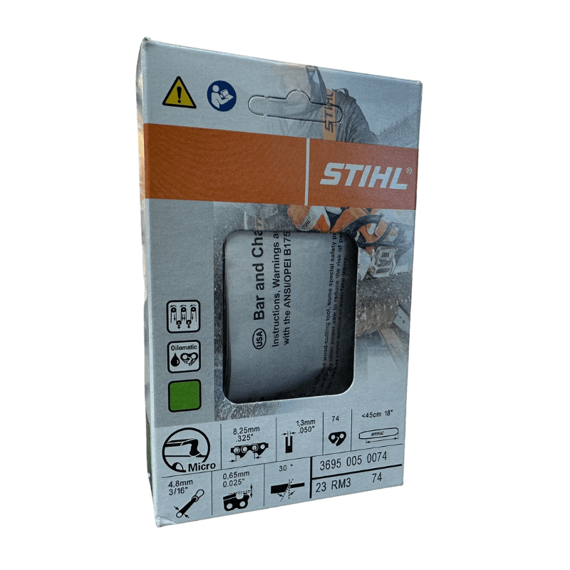 STIHL RM Replacement Chain 23 RM3 74 - .325" .050" 74 18" | Gilford Hardware 