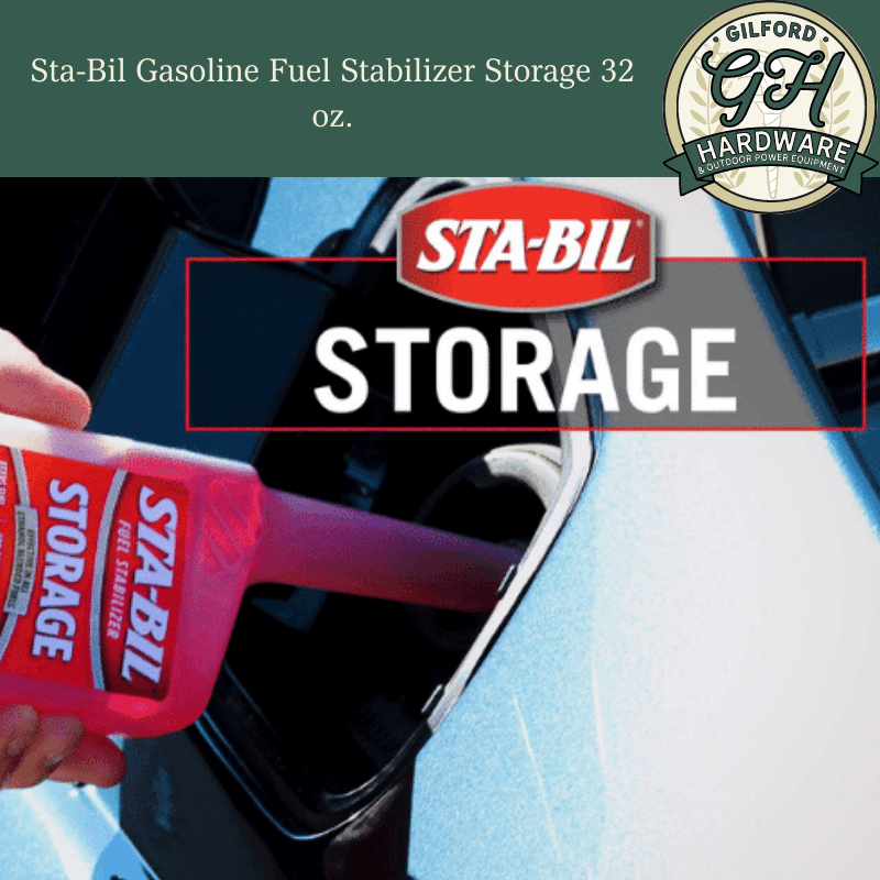 Sta-Bil Gasoline Fuel Stabilizer Storage 32 oz. | Gilford Hardware