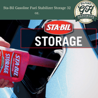 Thumbnail for Sta-Bil Gasoline Fuel Stabilizer Storage 32 oz. | Gilford Hardware