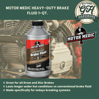 Thumbnail for Motor Medic Heavy-Duty Brake Fluid 1 qt. | Gilford Hardware 