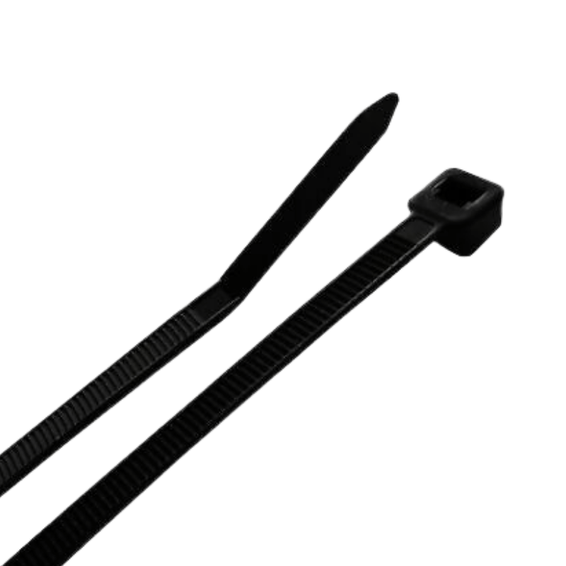 Steel Grip Black Cable Tie 4" and 8" 200-Pack. | Gilford Hardware