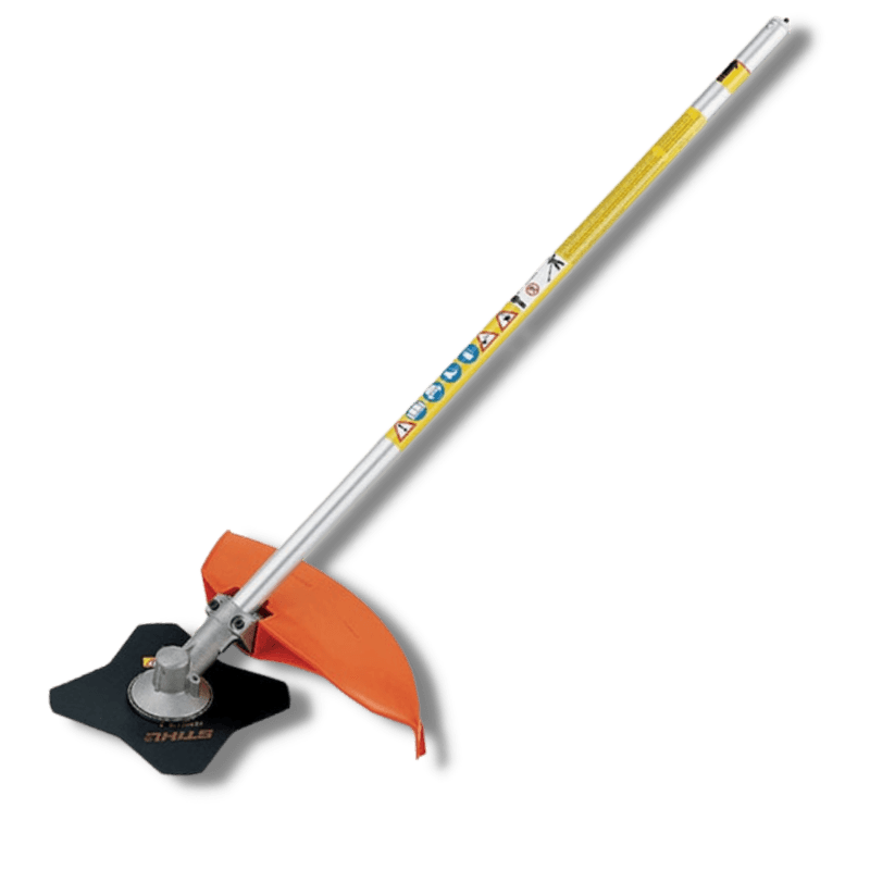 STIHL FS-KM Brushcutter with 4 Tooth Grass Blade Kombi Attachment | Weed Trimmer Attachments | Gilford Hardware & Outdoor Power Equipment