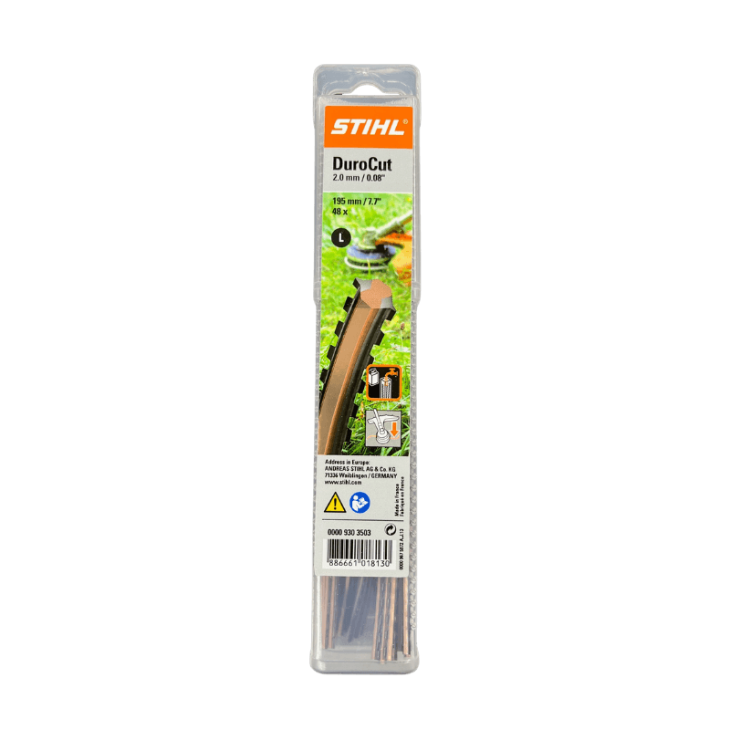 STIHL DuroCut Serrated Trimmer Line 0.08" x 7.7" 48-Pack. | Weed Trimmer Blades & Spools | Gilford Hardware & Outdoor Power Equipment