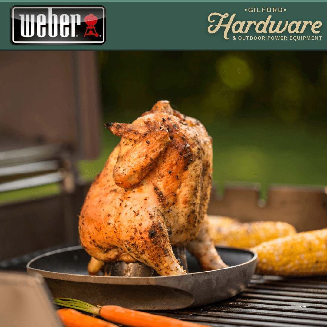 Weber Deluxe Poultry Roaster | Outdoor Grill Racks & Toppers | Gilford Hardware & Outdoor Power Equipment