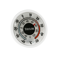 Thumbnail for Taylor Dial Thermometer Plastic White | Gilford Hardware