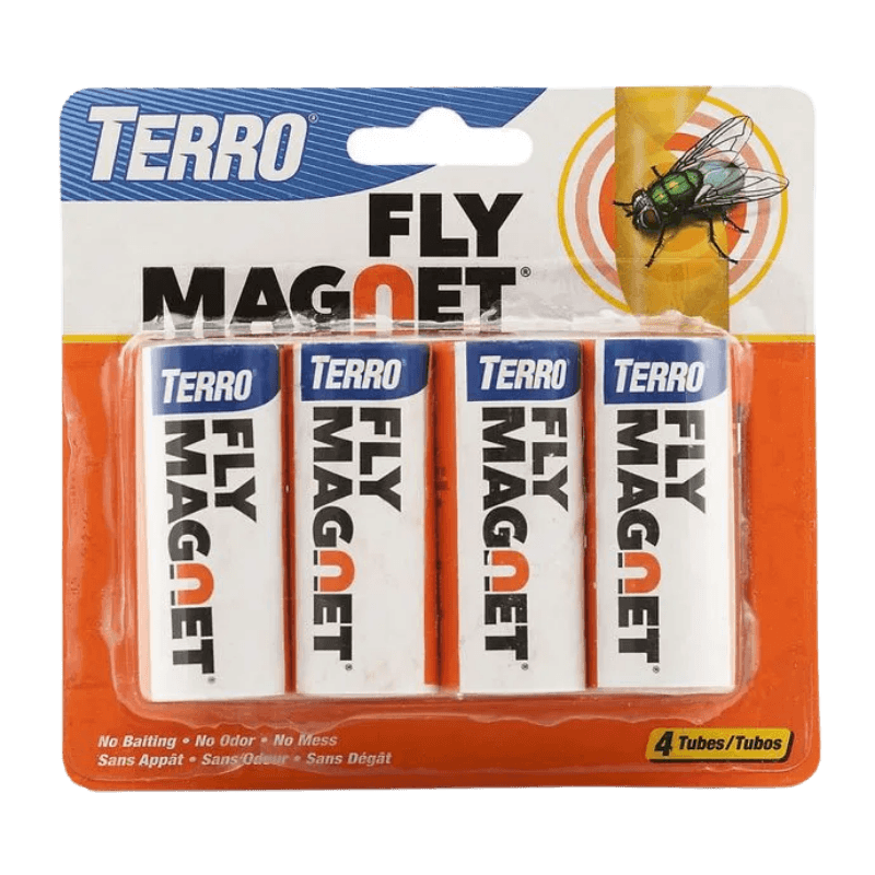 TERRO Fly Magnet Sticky Fly Paper Trap 4-Pack. | Gilford Hardware