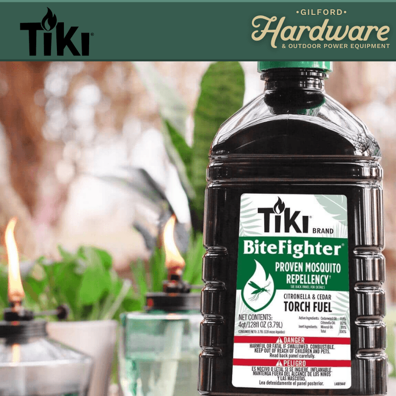Tiki BiteFighter Citronella & Cedar Torch Fuel | Tiki Torches & Oil Lamps | Gilford Hardware & Outdoor Power Equipment