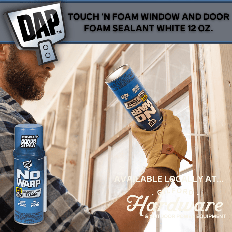 Touch 'n Foam Window and Door Foam Sealant White 12 oz. | Gilford Hardware