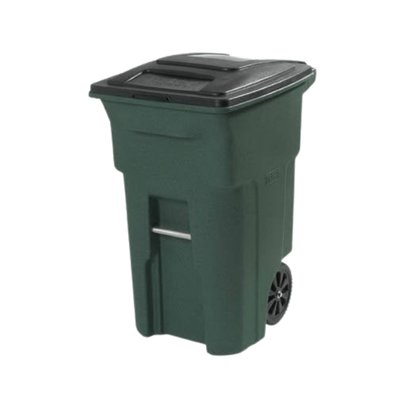 Toter Wheeled Trash Cart Green 64 gal. | Gilford Hardware 