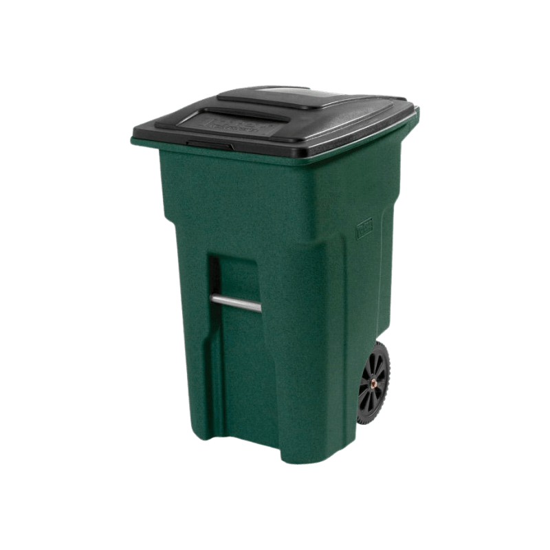Toter Wheeled Trash Cart Green 48 gal. | Gilford Hardware 