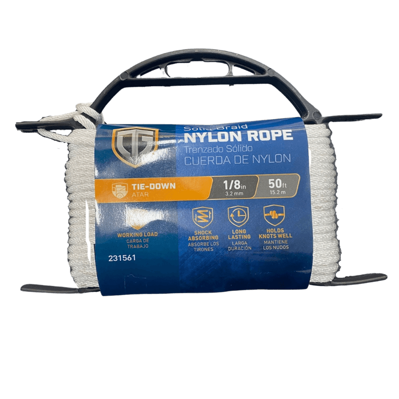 Tru Guard Solid Braid Nylon Rope 1/8" x 50' | Gilford Hardware