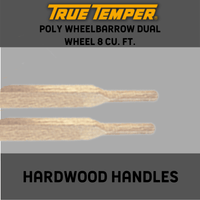 Thumbnail for True Temper Poly Wheelbarrow Dual Wheel 8 ft³ | Gilford Hardware