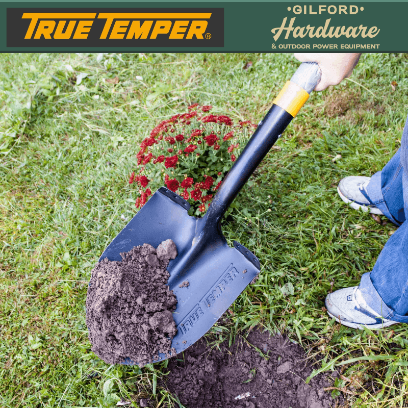 True Temper Round Point Digging Shovel D-Grip | Gilford Hardware