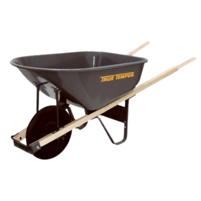 True Temper Steel Wheelbarrow 6 ft³ | Wheelbarrows | Gilford Hardware & Outdoor Power Equipment