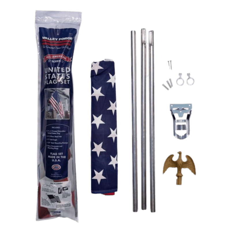 Valley Forge American Flag Kit 36 in. x 60 in. | Flags & Windsocks | Gilford Hardware