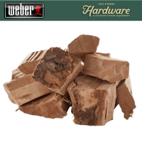 Thumbnail for Weber Firespice Cherry Wood Smoking Chunks 350 cu. in. | Smoking Chips & Pellets | Gilford Hardware & Outdoor Power Equipment