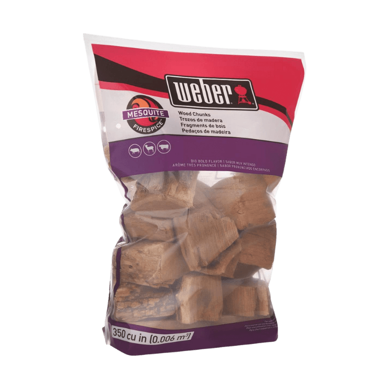 Weber Firespice Mesquite Wood Smoking Chunks 350 cu. in. | Gilford Hardware 