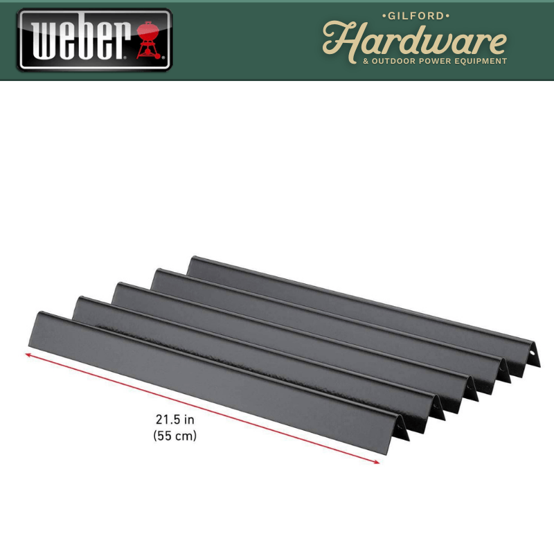 Weber Flavorizer Bar Porcelain Enameled 21.5" x 1.7" | Outdoor Grill Replacement Parts | Gilford Hardware & Outdoor Power Equipment