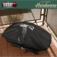 Thumbnail for Weber Black Grill Cover For Q2000/200 Series Grills | Outdoor Grill Covers | Gilford Hardware & Outdoor Power Equipment