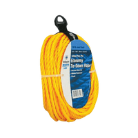 Thumbnail for Wellington Yellow Braided Poly Rope 1/4 in. D X 50 ft. L | Gilford Hardware