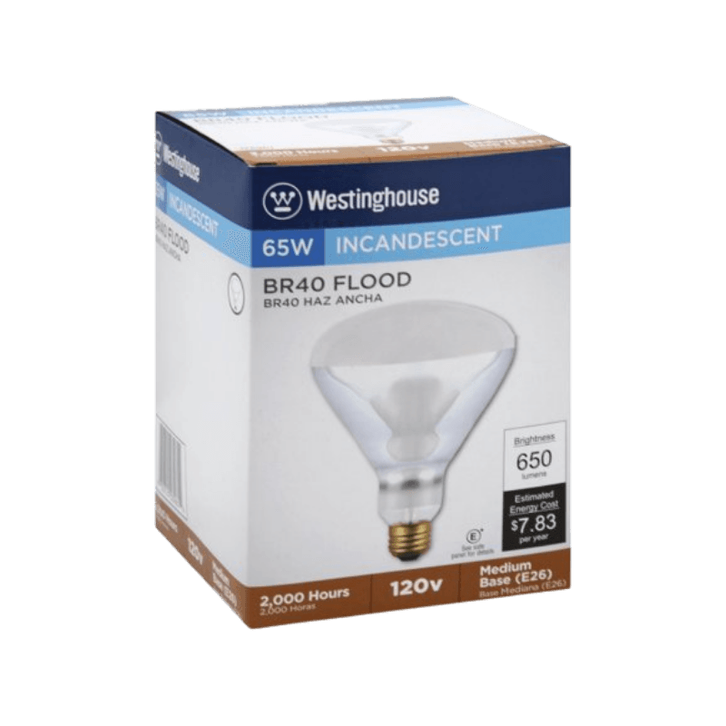 Westinghouse 65 Watt BR40 Floodlight Incandescent Bulb E26 (Medium ...