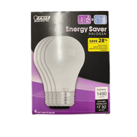 Thumbnail for Westinghouse 72 watt A19 A-Line Halogen Bulb 1,600 lumens Soft White 4-Pack. | Light Bulbs | Gilford Hardware & Outdoor Power Equipment