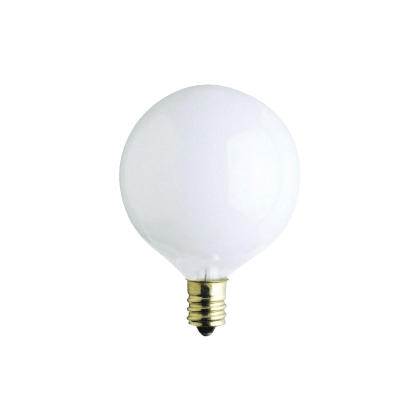 Westinghouse 40 watt G16.5 Globe Incandescent Bulb E12 (Candelabra) White 2-Pack. | Incandescent Light Bulbs | Gilford Hardware & Outdoor Power Equipment