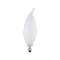 Thumbnail for Westinghouse 40 watt CA9 1/2 Decorative Incandescent Bulb E12 (Candelabra) Warm White 2-Pack. | Incandescent Light Bulbs | Gilford Hardware