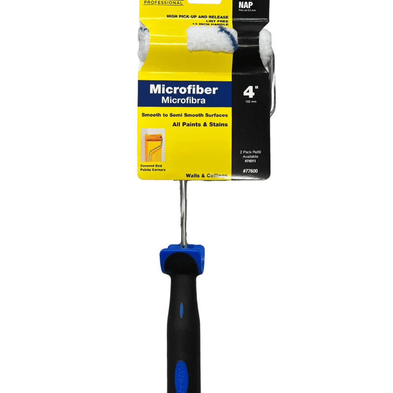 Whizz Xtrasorb Mini Paint Roller Frame & Cover 4 in. | Paint Roller Accessories | Gilford Hardware & Outdoor Power Equipment