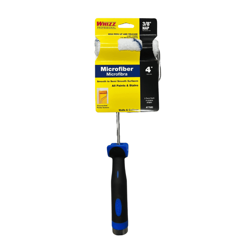 Whizz Xtrasorb Mini Paint Roller Frame & Cover 4 in. | Paint Roller Accessories | Gilford Hardware & Outdoor Power Equipment