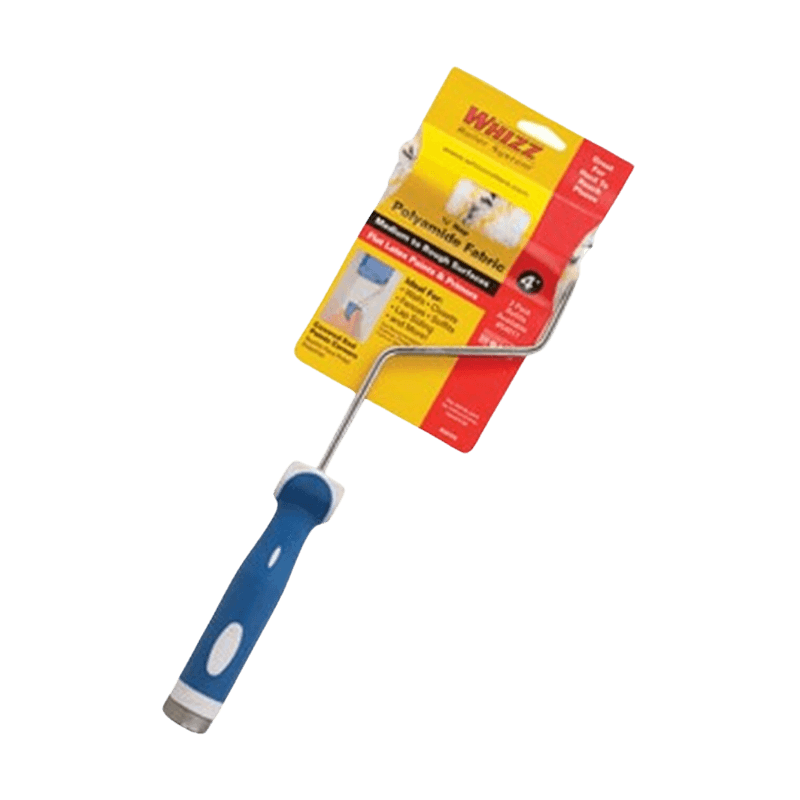 Whizz Mini Paint Roller Frame and Semi Smooth Cover 4 in. | Paint Rollers | Gilford Hardware & Outdoor Power Equipment