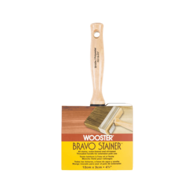 Wooster Bravo Stain Brush 5-1/2 inch. | Gilford Hardware