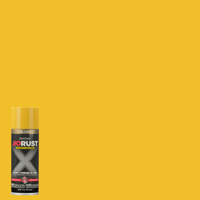 Thumbnail for X-O RUST Anti-Rust Safety Yellow Gloss Enamel Spray Paint & Primer 12 oz. | Gilford Hardware 
