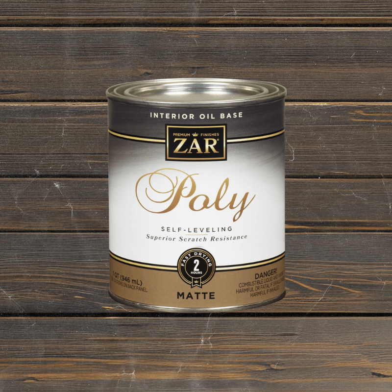 ZAR Oil-Based Polyurethane Matte Clear 1 qt. | Stains | Gilford Hardware & Outdoor Power Equipment